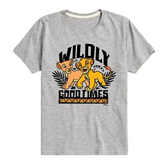 Disney's Lion King Simba & Nala Boys 8-20 Wildly Good Times Graphic Tee