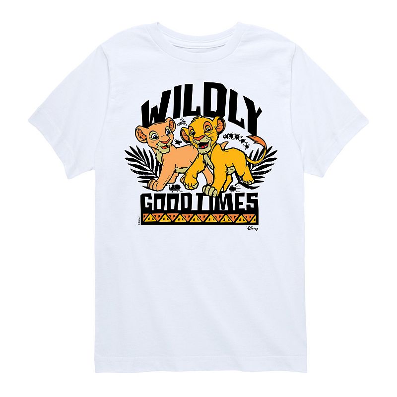 Disney's Lion King Simba & Nala Boys 8-20 Wildly Good Times Graphic Tee, Boy's, 