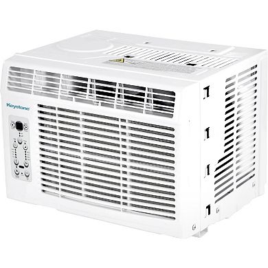 Keystone 6,000 BTU Window-Mounted Air Conditioner with Follow Me LCD Remote Control