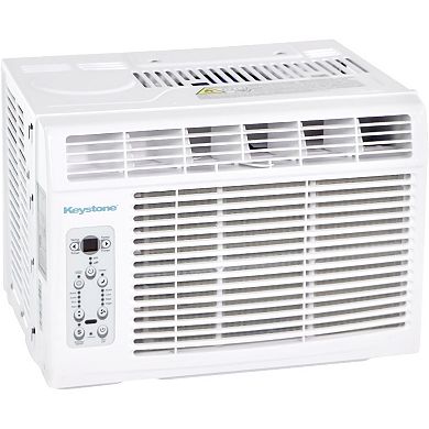 Keystone 6,000 BTU Window-Mounted Air Conditioner with Follow Me LCD Remote Control