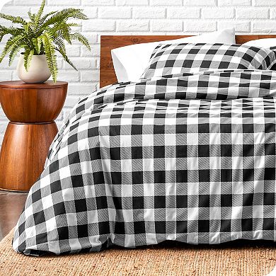 Bare Home Cotton Flannel Duvet Cover Set