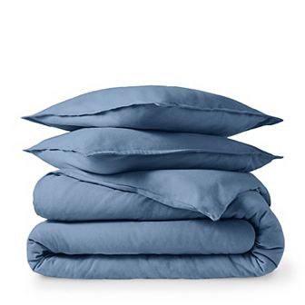 Bare Home Cotton Flannel Duvet Cover Set