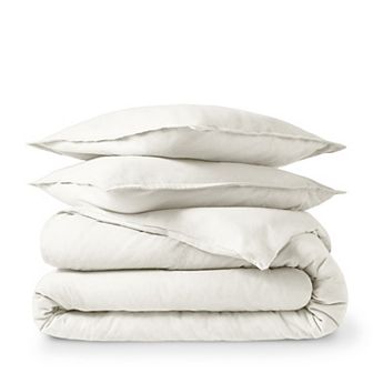 Bare Home Cotton Flannel Duvet Cover Set