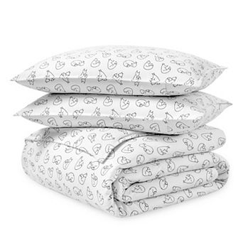 Bare Home Cotton Flannel Duvet Cover Set