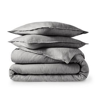 Bare Home Cotton Flannel Duvet Cover Set