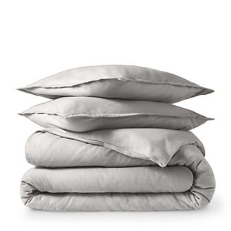 Bare Home Cotton Flannel Duvet Cover Set