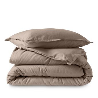 Bare Home Cotton Flannel Duvet Cover Set