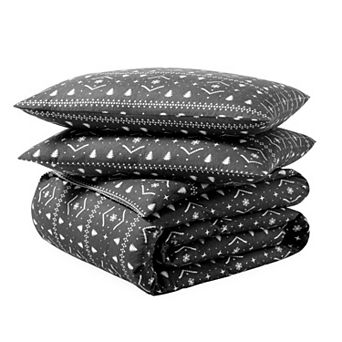 Bare Home Cotton Flannel Duvet Cover Set