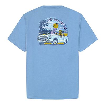 Men's IZOD Saltwater Soft Wash Short Sleeve Graphic Tee