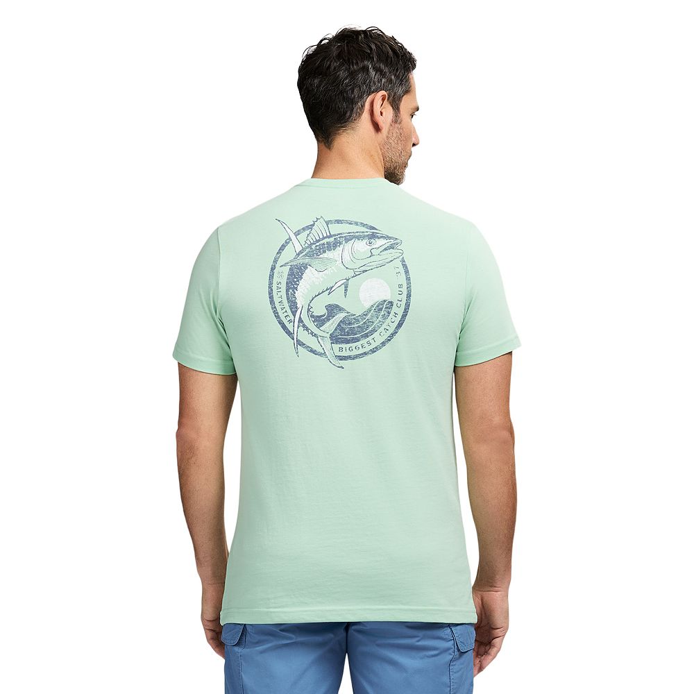 Men's IZOD Saltwater Soft Wash Short Sleeve Graphic Tee