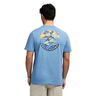 Men's IZOD Saltwater Soft Wash Short Sleeve Graphic Tee
