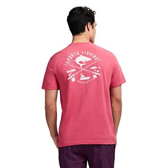Men's IZOD Saltwater Soft Wash Short Sleeve Graphic Tee