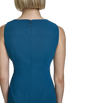 Women's Andrew Marc Sleeveless Ruched Sheath Dress