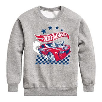 Boys 8-20 Hot Wheels Americana Fleece Sweatshirt