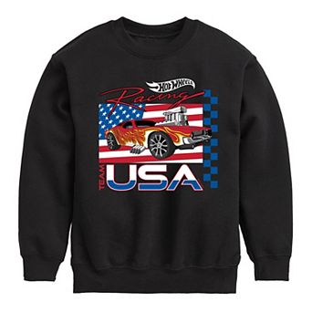 Boys 8-20 Hot Wheels Americana Fleece Sweatshirt