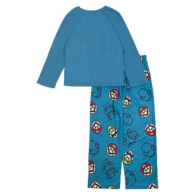 Boys 6-12 Nintendo Super Mario Group Shot 2-Piece Pajama Set