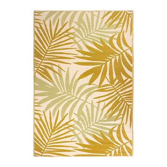 World Rug Gallery Multi Floral Reversible Indoor / Outdoor Area Rug