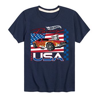 Boys 8-20 Hot Wheels Americana Graphic Tee