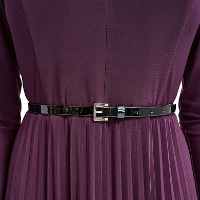 Women's Harper Rose Long Sleeve Pleated Skirt Midi Dress