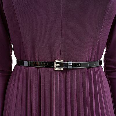 Women's Harper Rose Long Sleeve Pleated Skirt Midi Dress