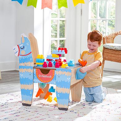 KidKraft Llama Piñata Building Bricks Table