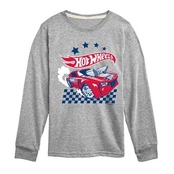Boys 8-20 Hot Wheels Americana Long Sleeve Graphic Tee