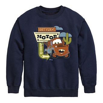 Disney / Pixar's Cars Boys 8-20 Get Yur Motor Runnin' Fleece Sweatshirt