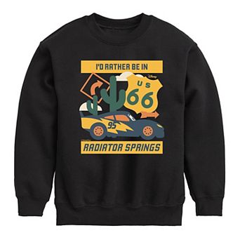 Disney / Pixar's Cars Boys 8-20 Rather Be In Radiator Springs Fleece Sweatshirt
