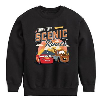 Disney / Pixar's Cars Boys 8-20 Take The Scenic Route Fleece Sweatshirt