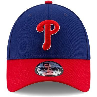Men's New Era Royal/Red Philadelphia Phillies Alternate The League 9FORTY Adjustable Hat