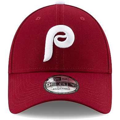 Men's New Era Maroon Philadelphia Phillies Alternate 2 The League 9FORTY Adjustable Hat