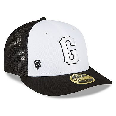 Men's New Era White/Black San Francisco Giants 2023 On-Field Batting Practice Low Profile 59FIFTY Fitted Hat