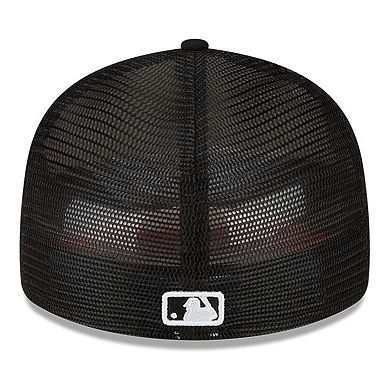 Men's New Era White/Black San Francisco Giants 2023 On-Field Batting Practice Low Profile 59FIFTY Fitted Hat