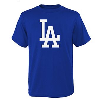 Youth Royal Los Angeles Dodgers Logo Primary Team T-Shirt