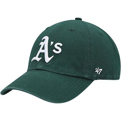 Men's '47 Green Oakland Athletics Clean Up Adjustable Hat