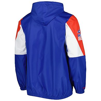 Men's Mitchell & Ness Royal Chicago White Sox Throw It Back Full-Zip Windbreaker Jacket