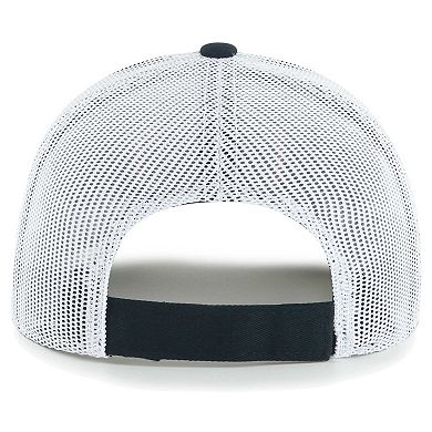 Youth '47 Black/White Las Vegas Raiders Scramble Adjustable Trucker Hat