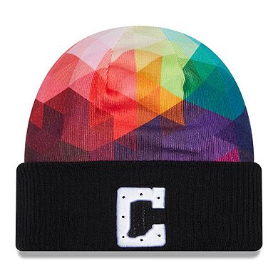 Men's New Era Black Indianapolis Colts 2023 NFL Crucial Catch Cuffed Knit Hat