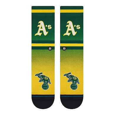 Men's Stance Oakland Athletics Cooperstown Collection Crew Socks