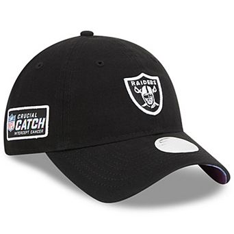 Women's New Era Black Las Vegas Raiders 2023 NFL Crucial Catch 9TWENTY Adjustable Hat