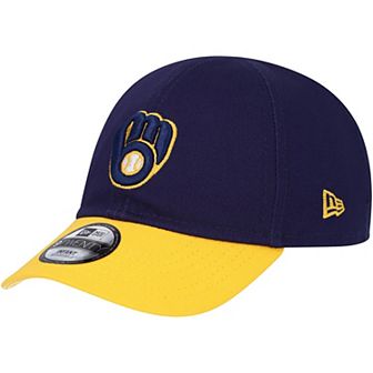 Infant New Era Navy Milwaukee Brewers Team Color My First 9TWENTY Flex Hat