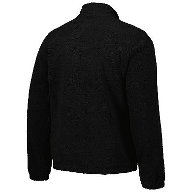 Men's G-III Sports by Carl Banks Black Nebraska Huskers Pinch Runner Half-Zip Top