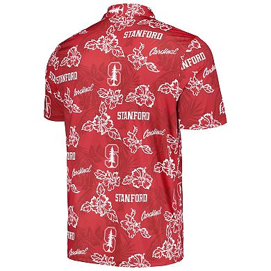 Men's Reyn Spooner Cardinal Stanford Cardinal Performance Polo