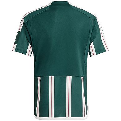 Youth adidas  Green Manchester United 2023/24 Away Replica Jersey