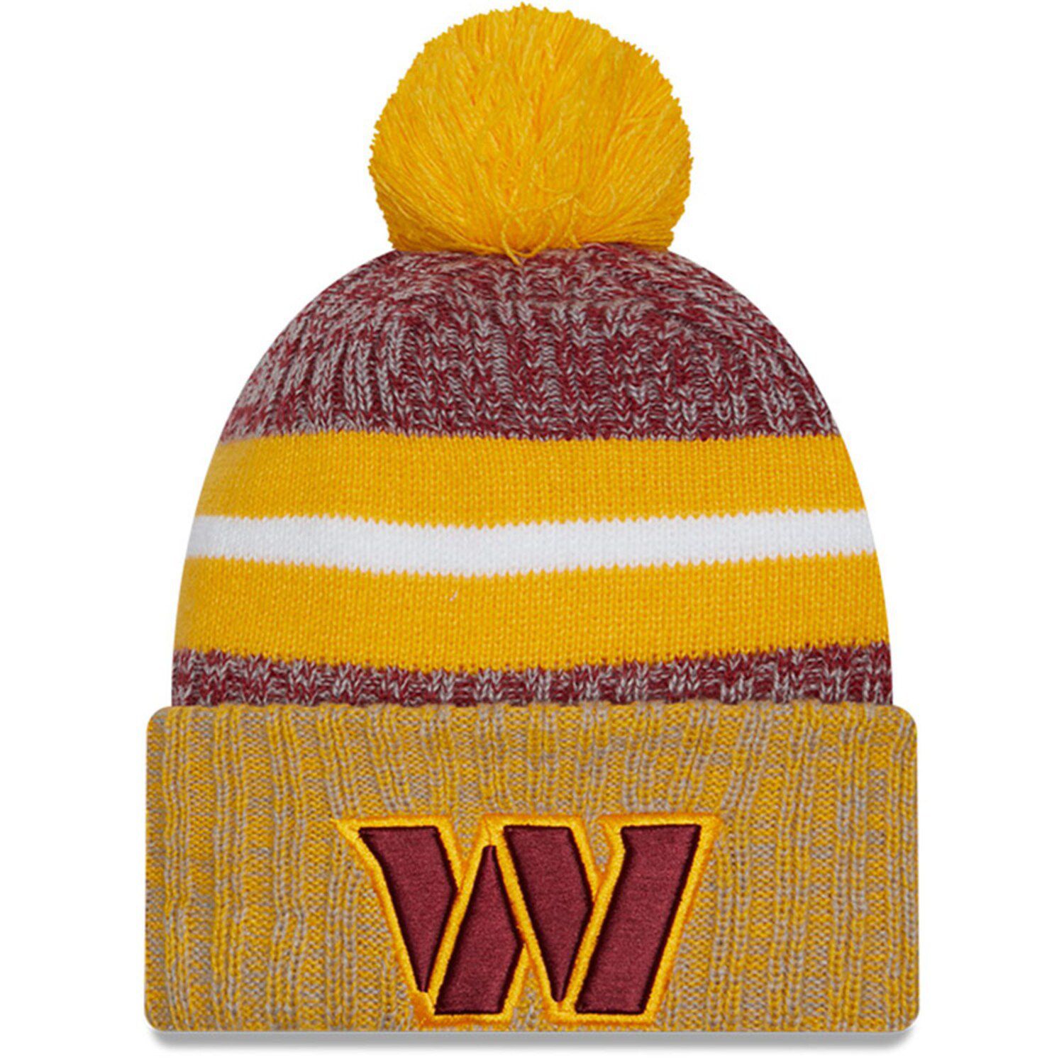 Men's New Era Burgundy/Gold Washington Commanders 2023 Sideline Sport ...