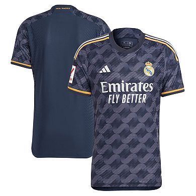 Men's adidas  Navy Real Madrid 2023/24 Away Authentic Jersey