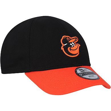Infant New Era Black Baltimore Orioles Team Color My First 9TWENTY Flex Hat