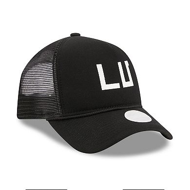 Women's New Era Black Las Vegas Raiders McGee Trucker 9FORTY Adjustable Hat