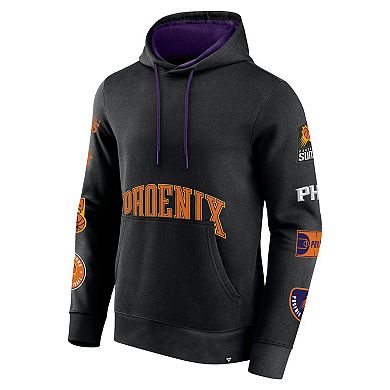Men's Fanatics Black Phoenix Suns Home Court Pullover Hoodie