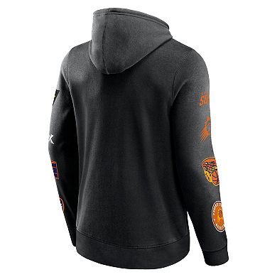Men's Fanatics Black Phoenix Suns Home Court Pullover Hoodie